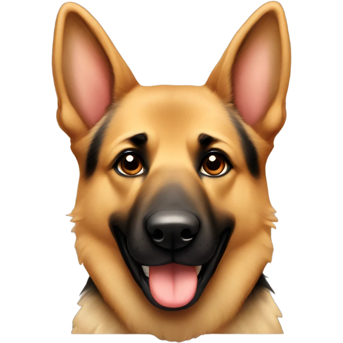 cute german shepherd emoji