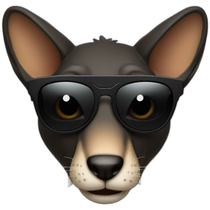 angry kangourou black sunglasses emoji