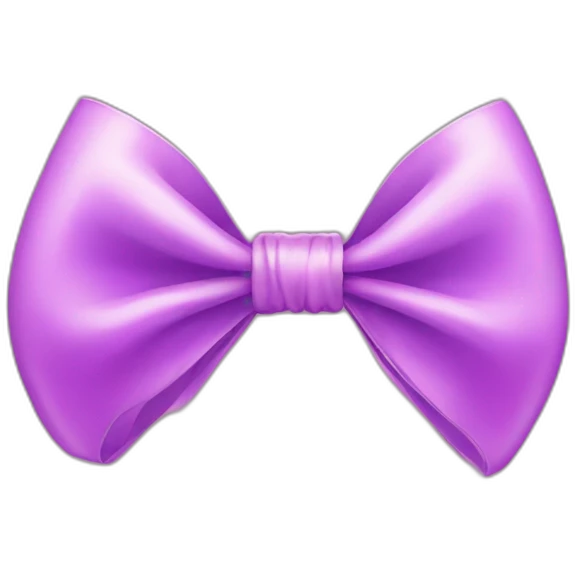 Coquette bow emoji