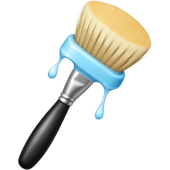 Rinse makeup brush emoji