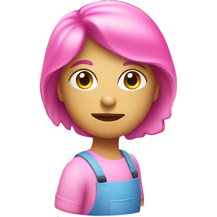 Pink cleaning  emoji