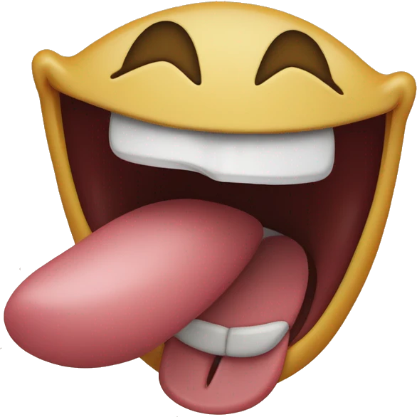 Smiley face winning don’t show tongue emoji