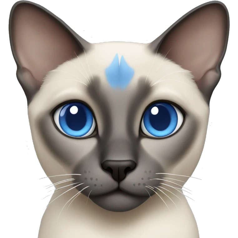 Blue point Siamese cat emoji