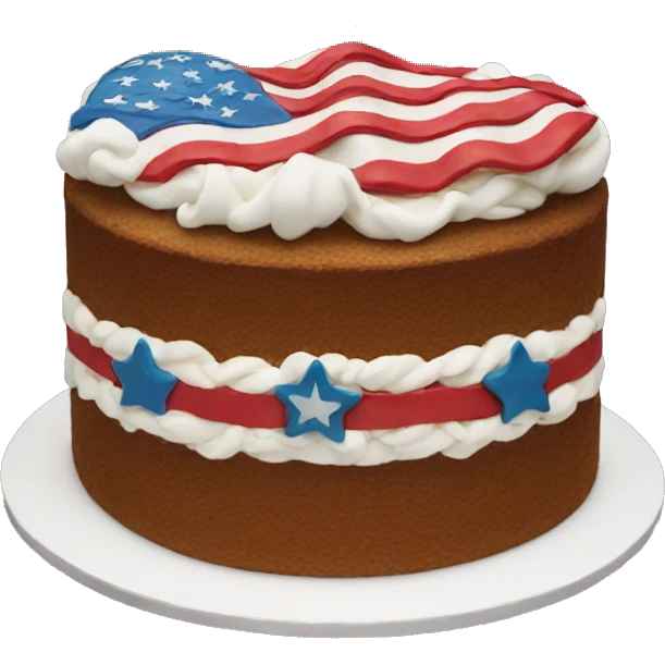 Freedom cake emoji