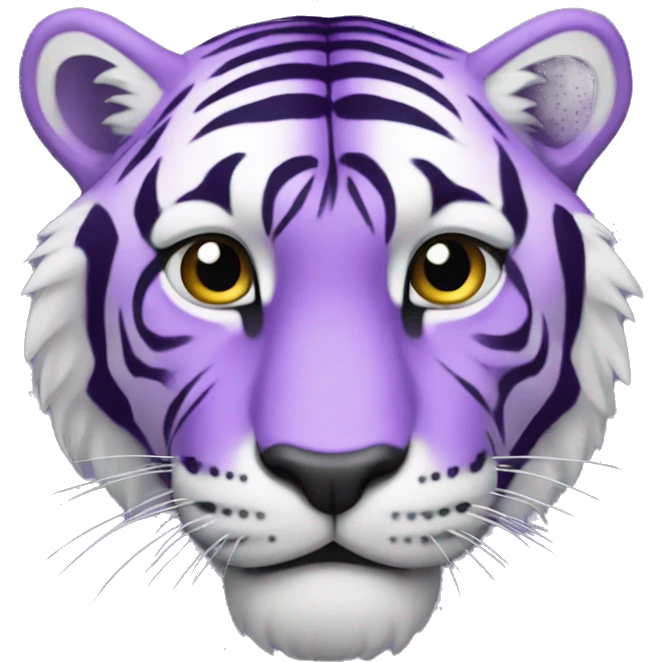 Purple tiger emoji