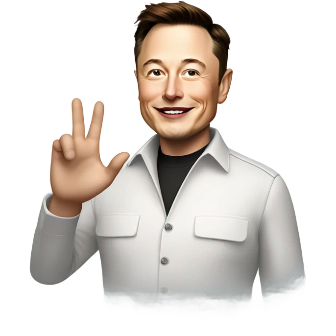 Elon musk salute  emoji