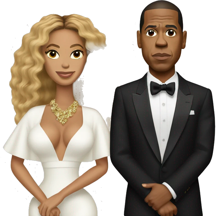 Beyonce and Jay Z emoji