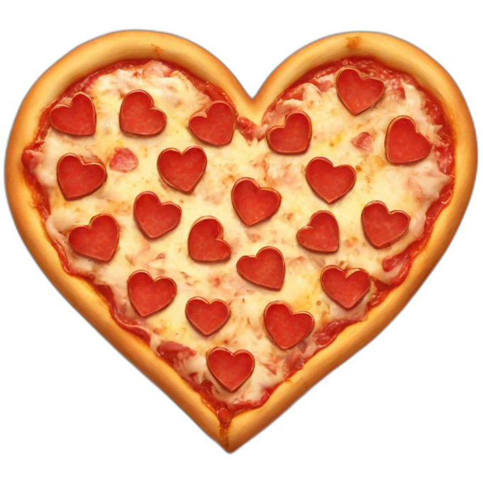 heart pizza emoji