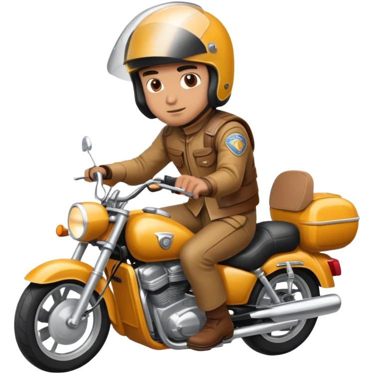 Moto sbr Venezuela con hombre manejando emoji
