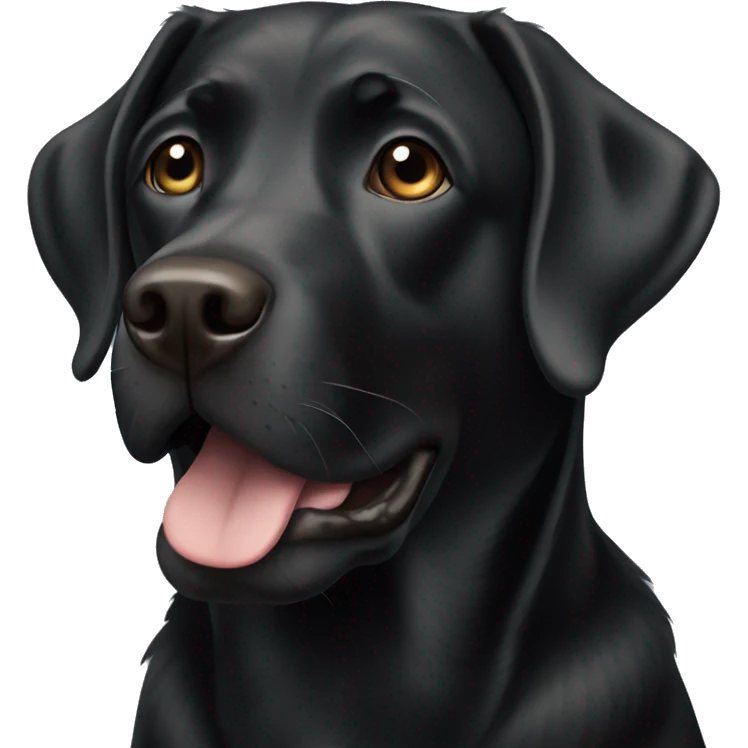 Black Labrador  emoji