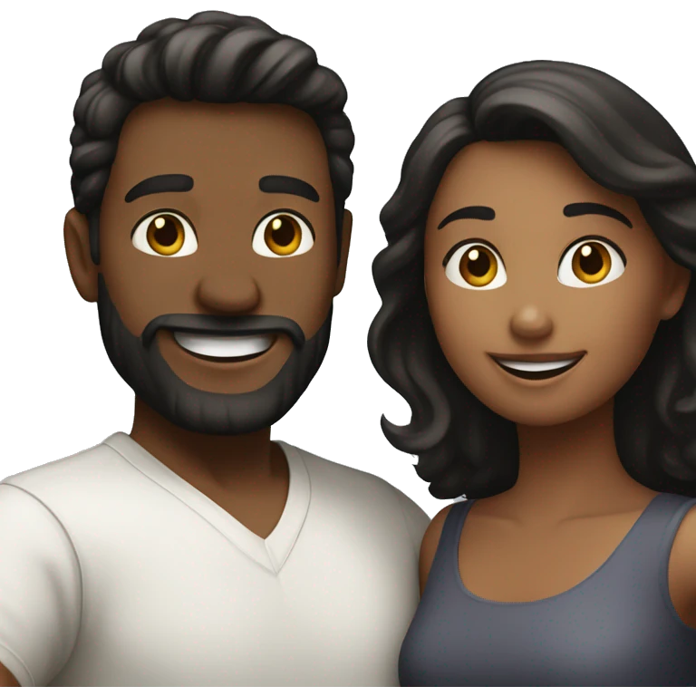 White, dark haired couple dancing  emoji