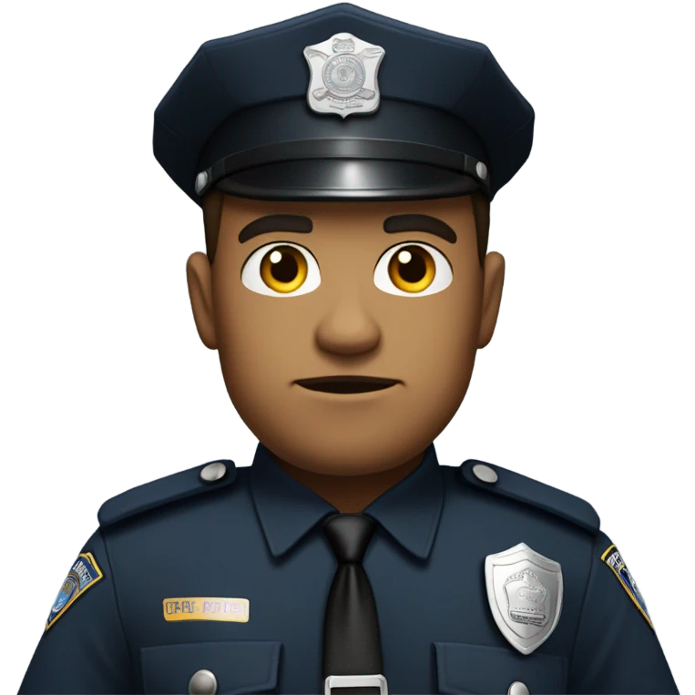 Bad cop emoji