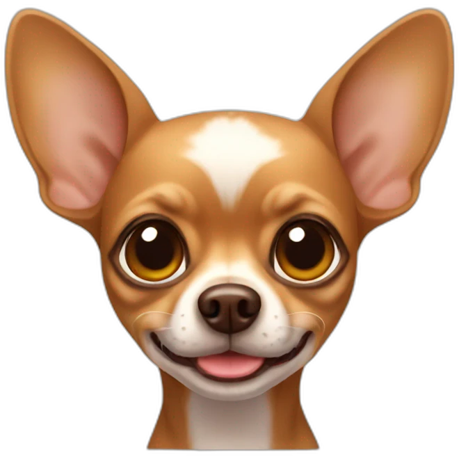 Brown chihuahua  emoji