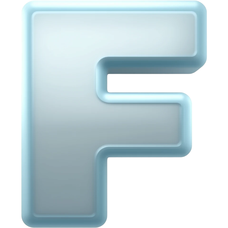 Passa o Emoji da letra F emoji