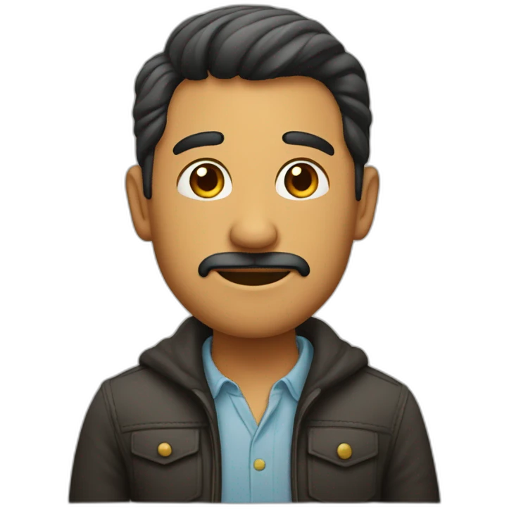 hombre curioso emoji