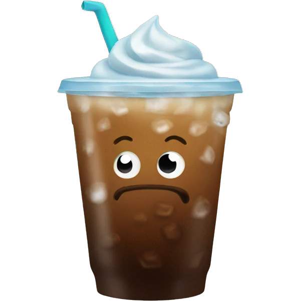 Iced coffe emoji
