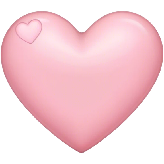 light pink heart emoji