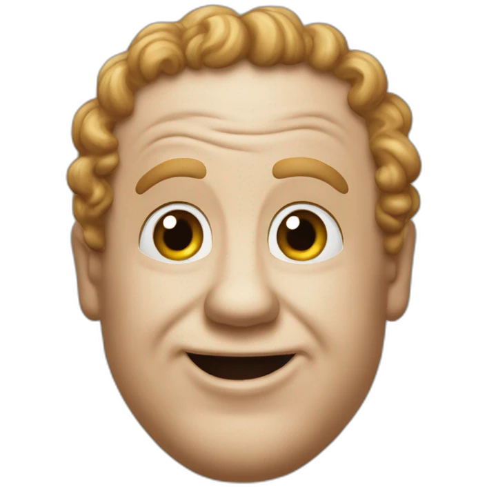 Curly joe of the three stooges emoji