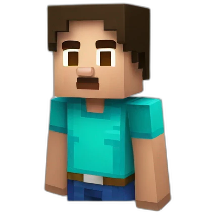 steve in minecraft emoji