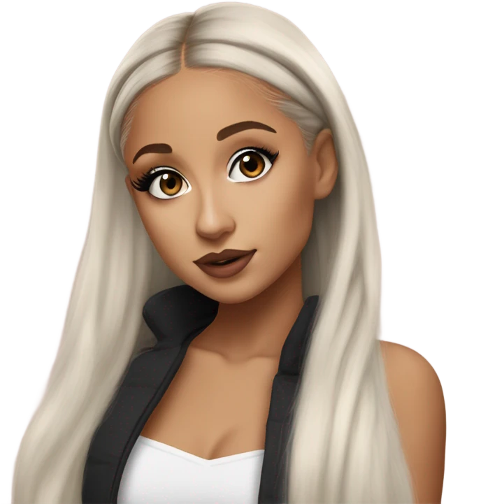 Hyper Realism Ariana Grande model  emoji