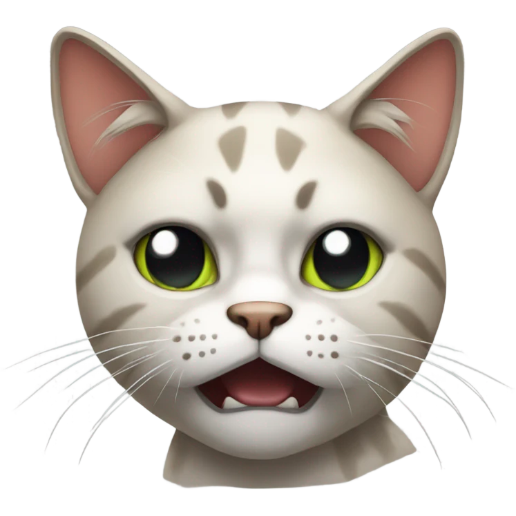 Mean cat emoji