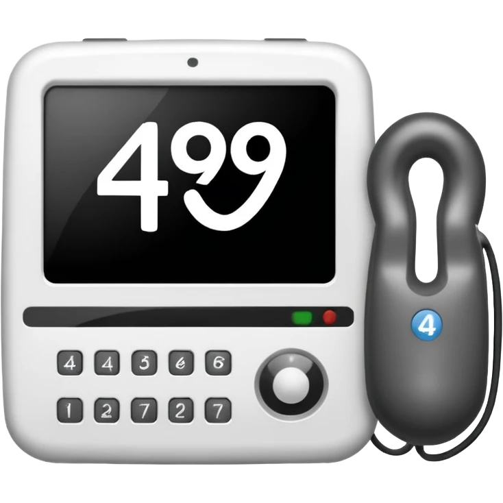 ultrasound in a picture with number 49 emoji