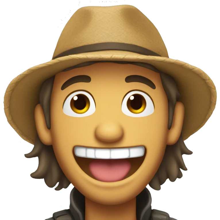 Hombre araña sonriendo emoji