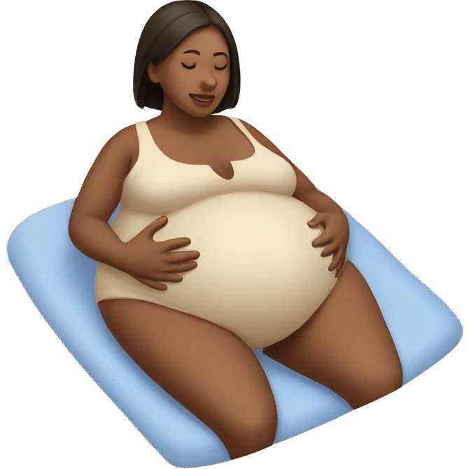 Pregnant massage  emoji