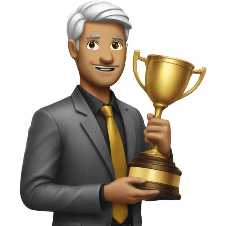 Trophy man emoji