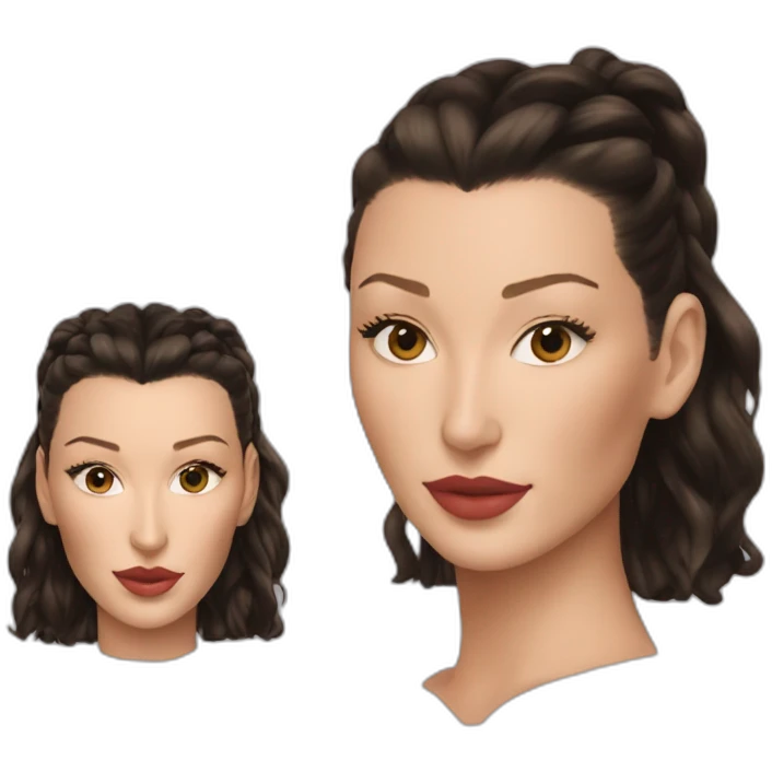 bella hadid emoji