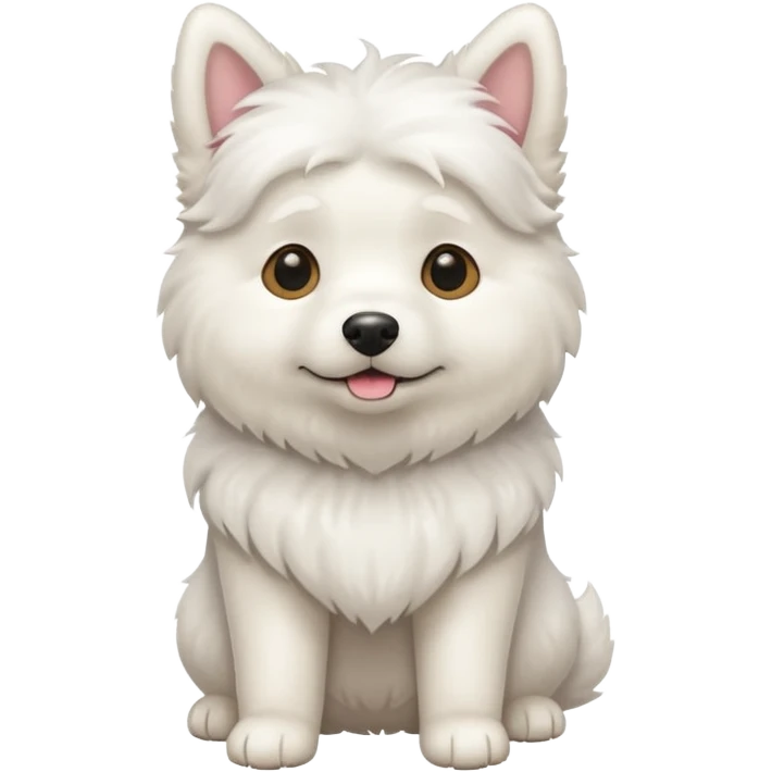 White dog emoji