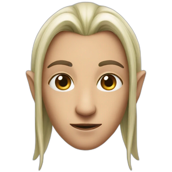 elven face emoji