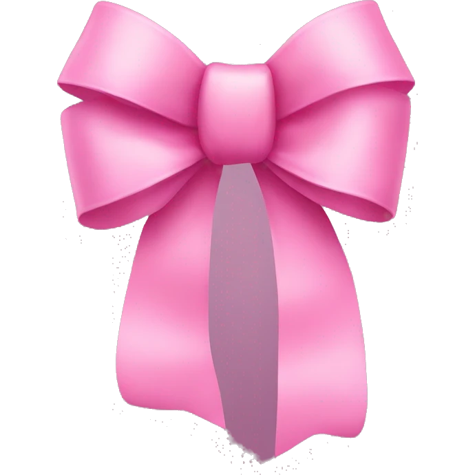 Pink bow  emoji