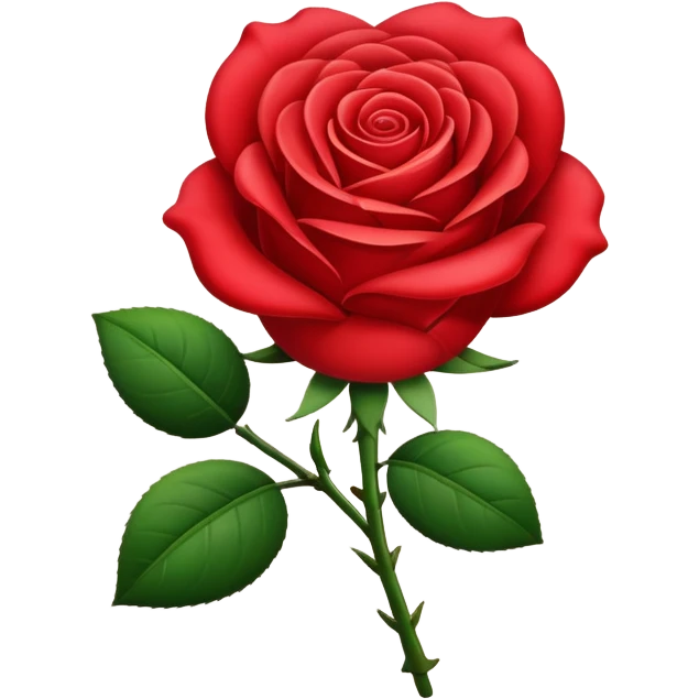 Rose toy emoji