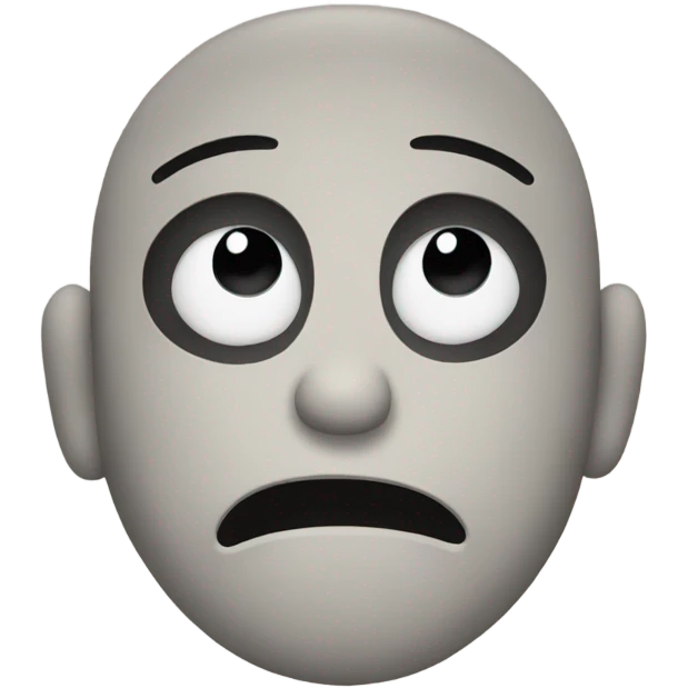 sad emoji with peace sign emoji