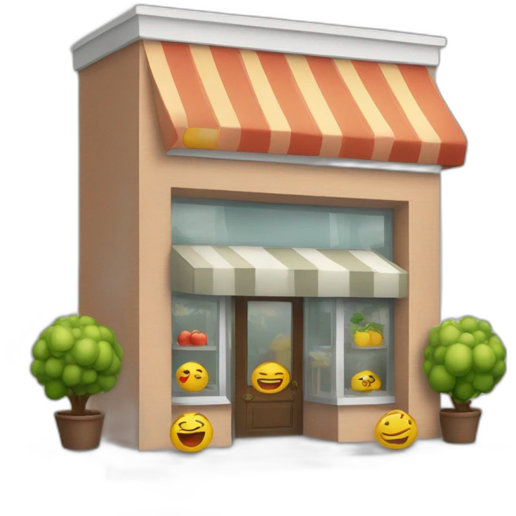accueil en magasin  emoji