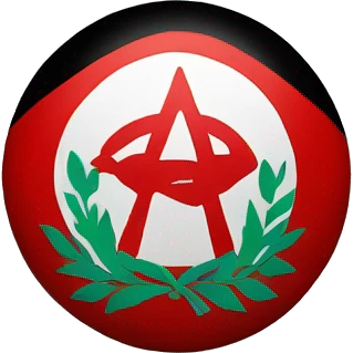 Un drapeau antifasciste  emoji