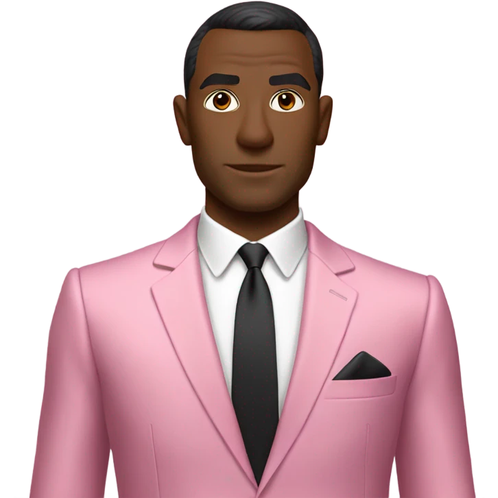 james bond in pink suit emoji
