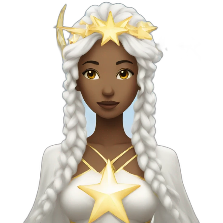 White Star goddess emoji