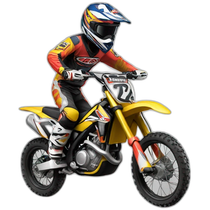Motocross emoji
