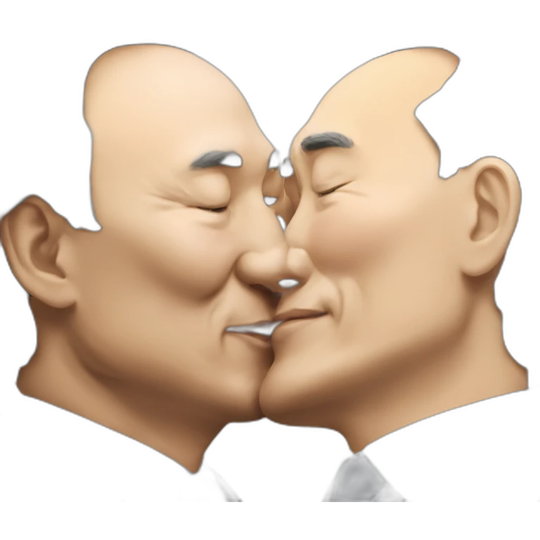 nazarbayev kissing putin emoji