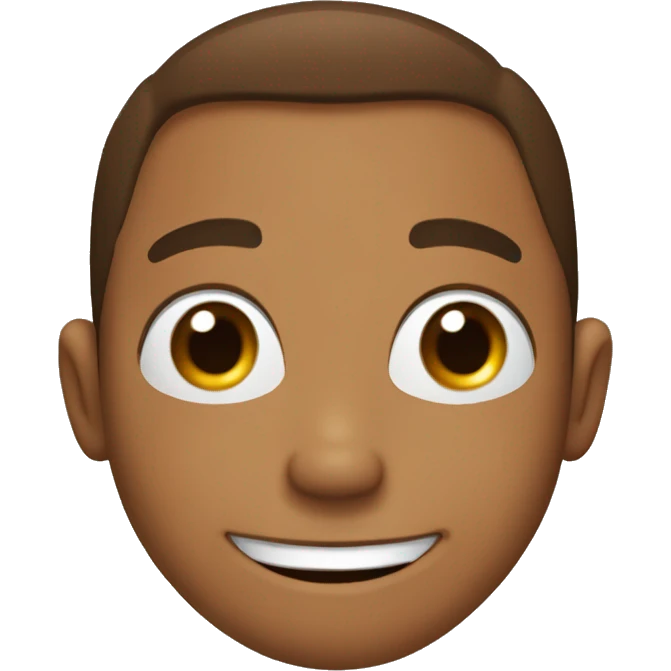 smiling brown jeppz word of random emoji