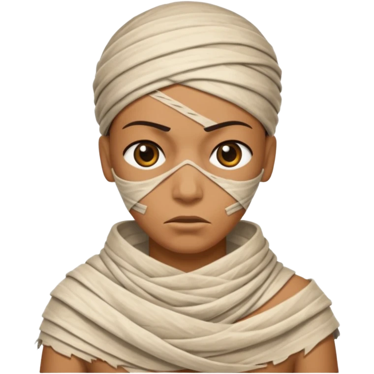 mummy no face emoji