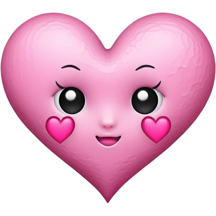 pink cute gothic heart emoji