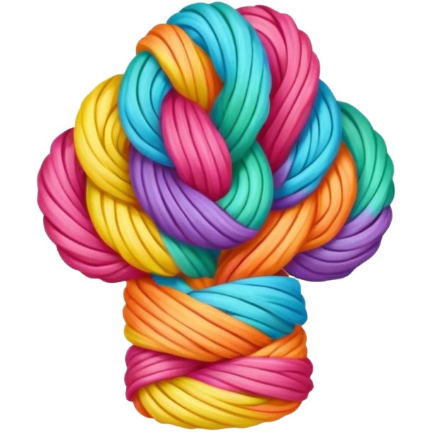 Dragon's beard candy hand-pulled sugar threads wrapped around filling, simplified emoji style with bold outlines and bright colors, cartoon style Longxu Tang emoji