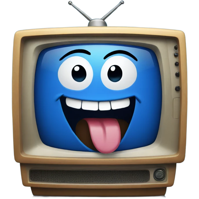 BLUE tv laughing emoji
