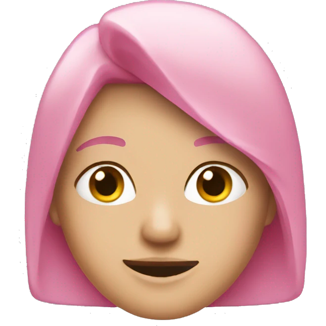 Pink emoji