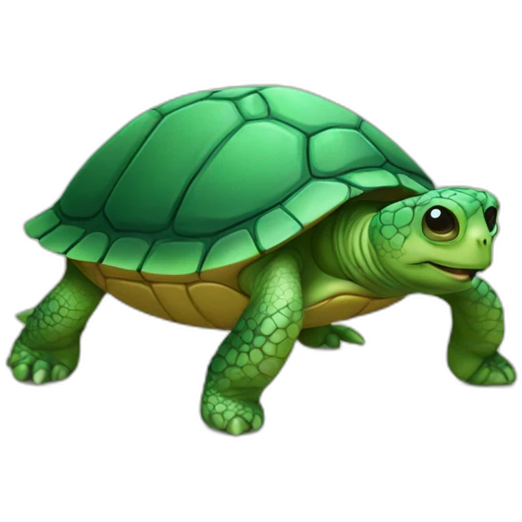 Cool turtle emoji