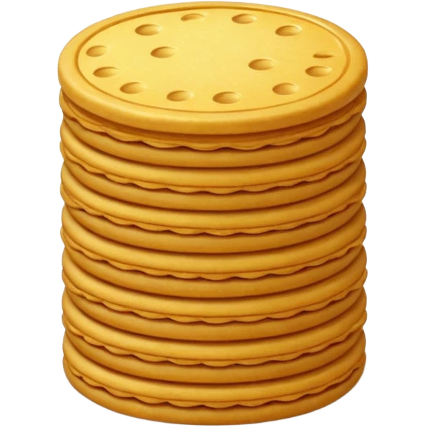 ritz cracker NO FACE emoji