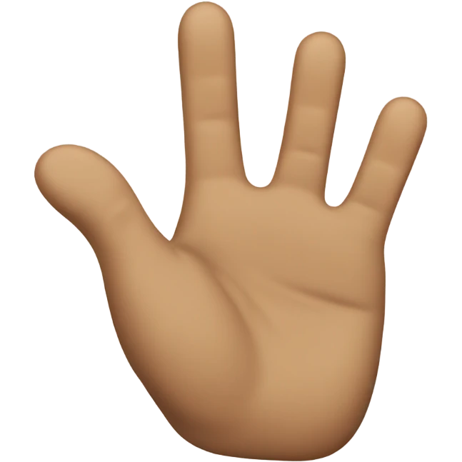 Two hands Nicely Done high five with very short finger length emoji
